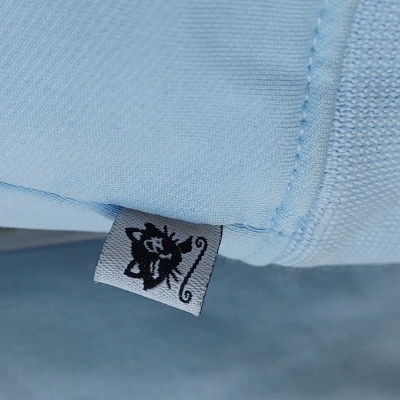 NWT Brazil Flag Warm Up Jacket Baby Blue Juniors Size XL LA Kitty - Picture 15 of 15